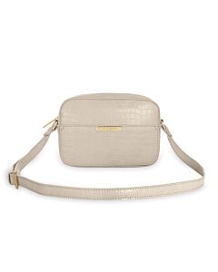 Katie Loxton Celine Faux Croc Crossbody Oyster Grey